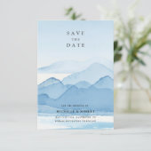 ブルー・マウンテン・レンジ・セーブ・ザ・デート写真 招待状 (スタンド正面)