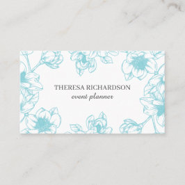 ブルー·マグノリア·ヴィンテージ·ハンド·ソーシ色彩の鮮やかャル·メディア 名刺