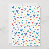 ブルー・マジカル・レインボー・ユニコーン・バースデー 招待状 (裏面)