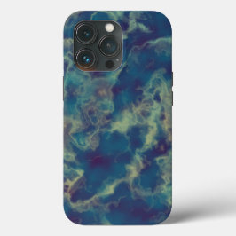 ブルー・マーブル2 iPhone 13 PROケース