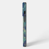 ブルー・マーブル2 iPhoneケース (左側面)