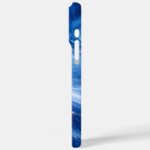 ブルー・マーブル・ウェーブ 贅沢な抽象画 Case-Mate iPhoneケース (裏面 / 左)