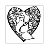 ブルー・マーメイド・ラブ ラバースタンプ (インプリント)