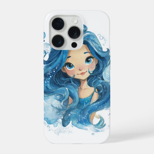 ブルー マーメイド  iPhoneケース (裏面)