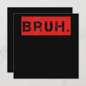 ブルー・ミーム・おもしろいことわざ・ブラザー・グリーティング・ギフト・ティーンエージャー シーズンカード (正面/裏面)