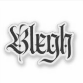 ブルー,メタル,ヘビーメタル,パンク,メタル音楽 シール (正面)