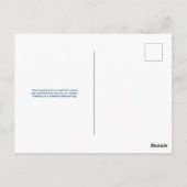 ブルー・メモリアル・デイ ポストカード (裏面)