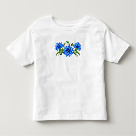 ブルー・ヤグルマギク トドラーTシャツ
