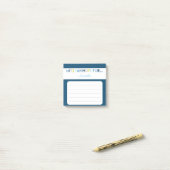 ブルー（ユダヤ教の）バル・ミツバー注：3x3スティッキーパッド ポストイット (デスク上)