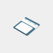 ブルー（ユダヤ教の）バル・ミツバー注：3x3スティッキーパッド ポストイット (アングル)