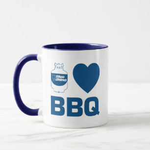 ブルー·ライノ「IハートBBQ」 マグカップ
