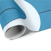 ブルー ラッピングペーパー (ロールコーナー)