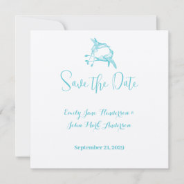 ブルー ラディアンス ハミングバード キス ラブ バード ウェディング 招待状