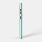 ブルー、ラベンダー、ピンク&パステルミントグリーンストライプズ SAMSUNG GALAXYケース (右側面)