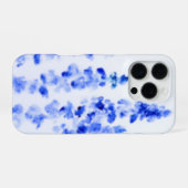 ブルー・ラークスパーのiPhoneケース iPhoneケース (裏面横)