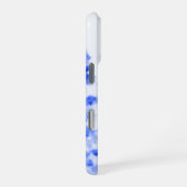 ブルー・ラークスパーのiPhoneケース iPhoneケース (右側面)