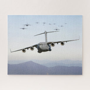 ブルー・リッジ上空を飛行するC-17 グローブマスター III ジグソーパズル
