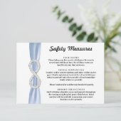 ブルー リボン ダイヤモンド インフィニティ セーフティー対策 エンクロージャーカード (スタンド正面)