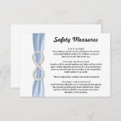 ブルー リボン ダイヤモンド インフィニティ セーフティ メジャーズ エンクロージャーカード (正面/裏面)