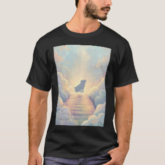 ブルー・レインボーブリッジ・パグの追悼アート グリーフ（悲嘆）プレイリスト付 Tシャツ