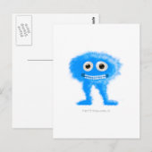 ブルー・レギー・クリッター ポストカード (正面/裏面)