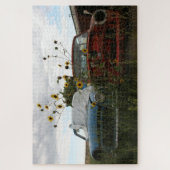 ブルー&レッドカー ジグソーパズル (縦)