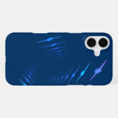 ブルー・レベル iPhoneケース (裏面横)