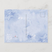 ブルー・ローズ・ウェディング延期のお知らせ 案内ポストカード (裏面)