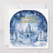 ブルー・ワンダーランド 魔法のクリスマスを願って シーズンカード (正面)