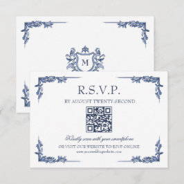 ブルー ヴィンテージ クラスト モノグラム RSVP オンライン
