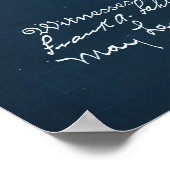 ブルー |内燃機関特許 ポスター (角)