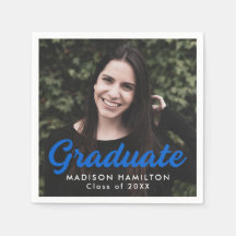 ブルー |写真はっきりしたの卒業のスクリプト