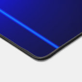 ブルー《写真》ぼけ味ギロシェデザイン、グラフィックデザイナー デスクマット (コーナー)