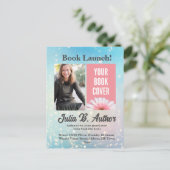 ブルー《写真》ぼけ味作家ブックの起動招待状 シーズンポストカード (スタンド正面)