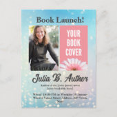 ブルー《写真》ぼけ味作家ブックの起動招待状 シーズンポストカード (正面)