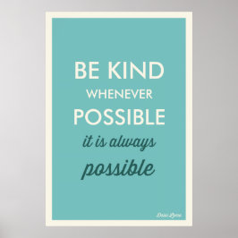 ブルー |可能な限りヴィンテージを親切にする ポスター