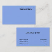 ブルー 名刺 (正面/裏面)