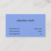 ブルー 名刺 (裏面)