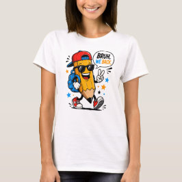 ブルー 戻ってきた 鉛筆 マスコット 新学期 先生 Tシャツ