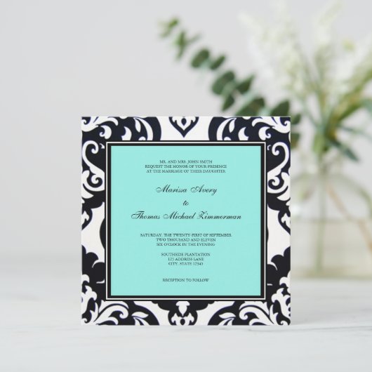 ブルー 招待状 (スタンド正面)