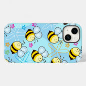 ブルー(昆虫)マルハナバチ星 | iPhone 1,4,000ケース Case-Mate iPhoneケース (裏面 (横))
