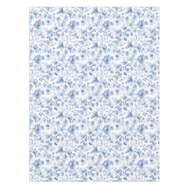 ブルー，磁器，ブルー中国,フローラトイル，チノイスリー テーブルクロス