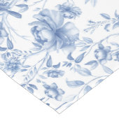 ブルー，磁器，ブルー中国,フローラトイル，チノイスリー ミディアムテーブルランナー (コーナー)