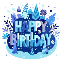 ブルー 誕生日 ソフトボール