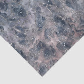 ブルー&赤面バラピンク抽象芸術水色の染み 薄葉紙 (詳細)