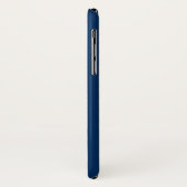 ブルー&赤面パーソナライズされたユニコーン Case-Mate iPhoneケース (裏面/左)