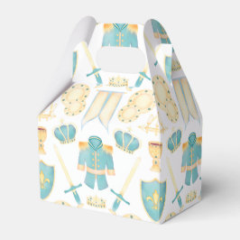 ブルー&金ゴールドウォーターカラーリトルプリンス誕生日 フェイバーボックス