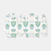 ブルー&金ゴールドウォーターカラーリトルプリンス誕生日 フェイバーボックス (折り畳みなし)