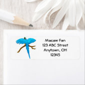 ブルー&金ゴールドマコーラベル ラベル (インサイチュ)