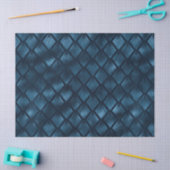 ブルー&金ゴールドレオパードデザイン9ティッシュペーパー 薄葉紙 (クラフト)